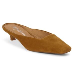 Matisse Suede Kitten Heel Mules Slip On